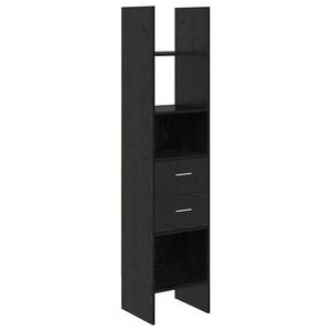 vidaXL Grāmatplaukts 2 līmeņi 40 x 35 x 180 cm Inženierijas koks