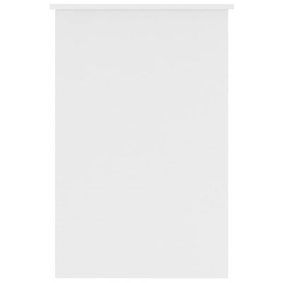 vidaXL rakstāmgalds, 100x50x76 cm, skaidu plāksne, balts