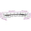 vidaXL Āra dīvānu komplekts 8 pcs Dabiska Cietā akācijas koks