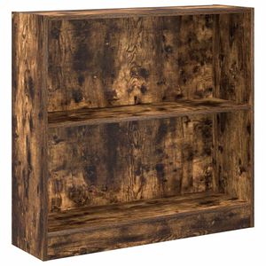 vidaXL grāmatu plaukts, ozola krāsa, 80x24x76 cm, inženierijas koks