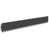 vidaXL Zāliena Apmale 20 pcs 103 x 15 cm Tērauds Melns