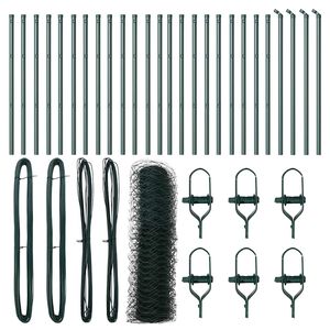 vidaXL Žoga āķis Zaļa