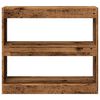 vidaXL grāmatu skapis/telpas dalītājs Old Wood 80x30x72 cm