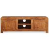 vidaXL TV skapītis, 120x30x40 cm, masīvkoks ar medus apdari