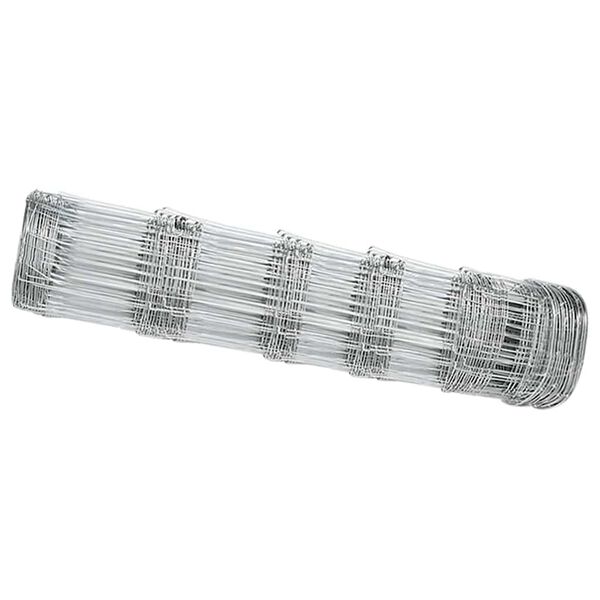 vidaXL Lauku žogs Sudraba 50 x 0.8 m Cinkots tērauds