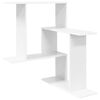 vidaXL Sienas plaukts Balts 67 x 67 x 87 cm Inženierijas koks