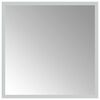 vidaXL LED vannas spogulis Caurspīdīgs 40 x 40 cm rūdīts stikls