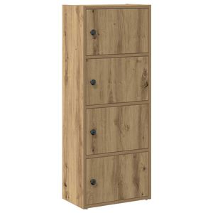 vidaXL grāmatu plaukts, ozolkoka, 40x24x102 cm, inženierijas koks