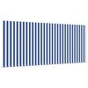 vidaXL Izvelkams jumtiņ&scaron; Zila un balta 300 x 200 cm