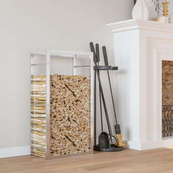 vidaXL malkas statīvs, 80x28x154 cm, nerūsējo&scaron;ais tērauds