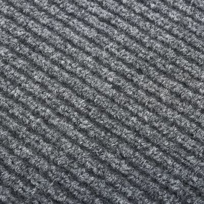 vidaXL paklāja celiņš, netīrumus aizturošs, 100x150 cm, pelēks