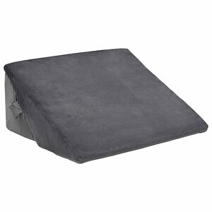 vidaXL Spilvens ar slīpu formu Pelēka 55 x 55 x 26 cm Atmiņas putas