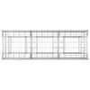 vidaXL Gabions pacelta gulta Sudraba 150 x 50 x 60 cm Cinkots tērauds