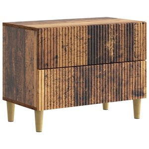 vidaXL Nakts skapītis Vecs koks 62 x 34,5 x 48 cm Inženierijas koks