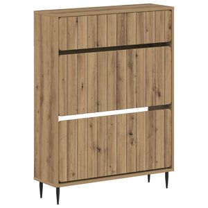 vidaXL Apavu skapis ZWOLLE 78 x 24 x 103 cm Inženierijas koks