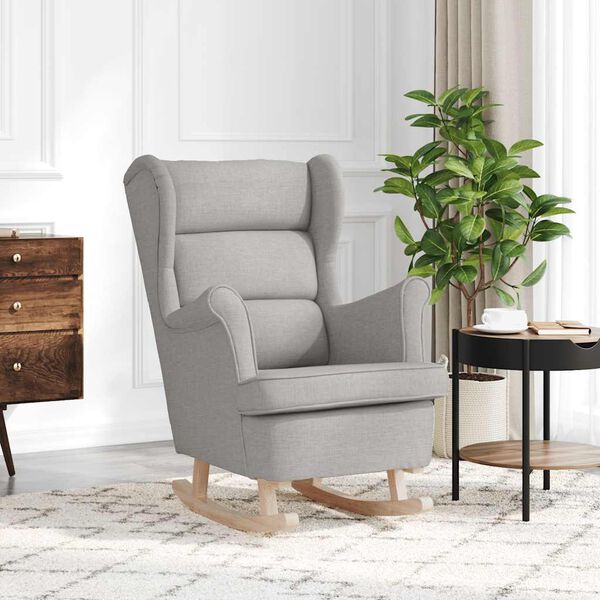 vidaXL &Scaron;ūpuļkrēsls Cloud Grey 74x90x102 cm Audums