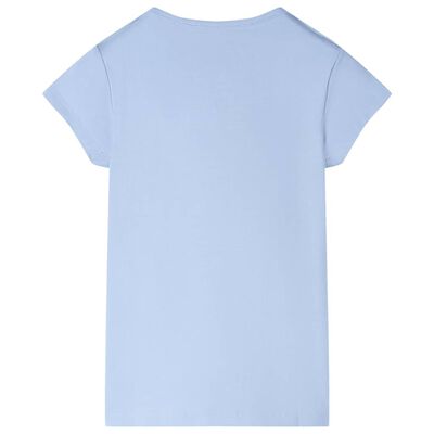 Bērnu T-krekls, gaiši zils, 92