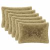 vidaXL Spilvenu pārvalks 6 pcs HEERLEN Gai&scaron;i zaļa 50 x 80 cm PV flīss