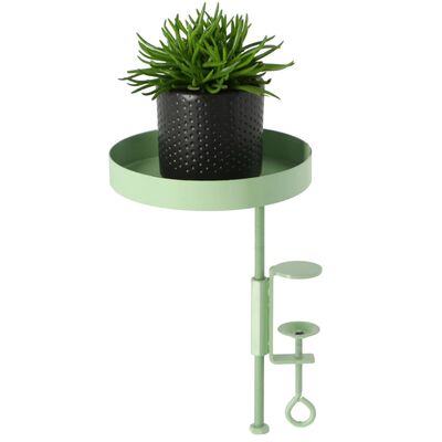 Esschert Design augu paplāte ar skavu, apaļa, zaļa, S