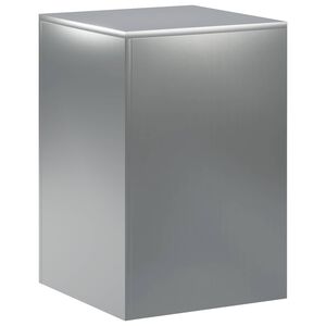 vidaXL Augu statīvs Sudraba 40 x 40 x 60 cm Tērauds