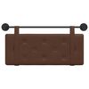 vidaXL Karājo&scaron;s galvgalis Brūna 100 cm Mākslīgā āda