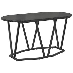 vidaXL Kafijas galdiņ&scaron; Melns ozolkoks 80 x 40 x 40.5 cm