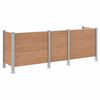 vidaXL Atkritumu tvertnes žogs Brūna 315 x 85 x 115 cm