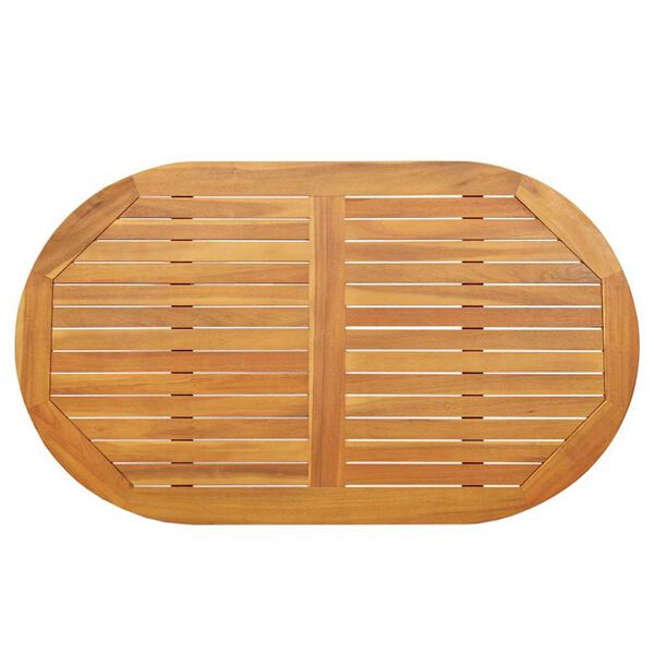 vidaXL Galda virsma Eļļa dabīgā 120 x 70 x 2 cm Cietā akācijas koks