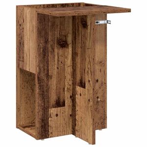 vidaXL Papildu galdiņ&scaron; Vecs koks 35 x 40 x 55 cm Inženierijas koks