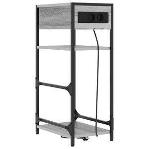 vidaXL Nakts skapītis Pelēks Sonoma 40 x 27 x 76 cm Inženierijas koks