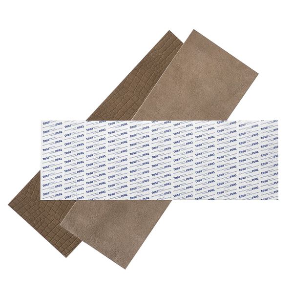 WallArt flīzes Austin, 16 gab., tīri brūnas, āda