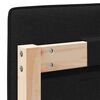 vidaXL Mīkstināts gultas galvgalis Brūns un melns 120 cm