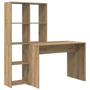 vidaXL Galds Artisānā ozols 138,5 x 55 x 143 cm Inženierijas koks
