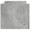 vidaXL sienas plaukts, betona pelēks, 100x35x30,5 cm, skaidu plāksne