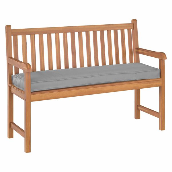 vidaXL Pale&scaron;u spilvens solam Pelēka 140 x 40 x 8 cm Oksfordas audums