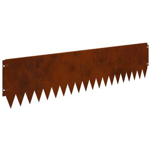 vidaXL Zāliena Apmale 20 gab. 103 x 25 cm Tērauds Rūsa