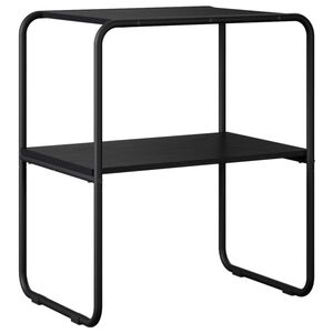 vidaXL Konsoles galds Melns ozols 80 x 42,5 x 70 cm Inženierijas koks