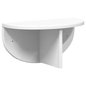 vidaXL Sienas plaukts Pie sienas Balts 38 x 19 x 19 cm