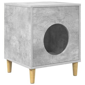 vidaXL Kaķu māja Betons 42,5 x 40 x 53 cm Inženierijas koks