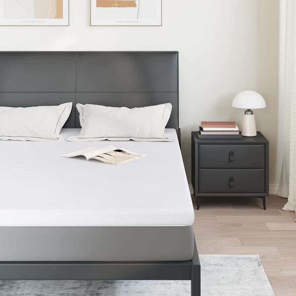 vidaXL Matracis Balts 140 x 200 cm Žakarda audums