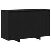 vidaXL Puse Melns ozolkoks 120 x 41 x 75 cm Inženierijas koks