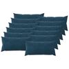 vidaXL Spilvenu pārvalks 12 pcs HEERLEN Zila 40 x 80 cm Samts