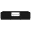 vidaXL Televizora skapī&scaron;a Melns ozolkoks 140 x 38,5 x 36 cm