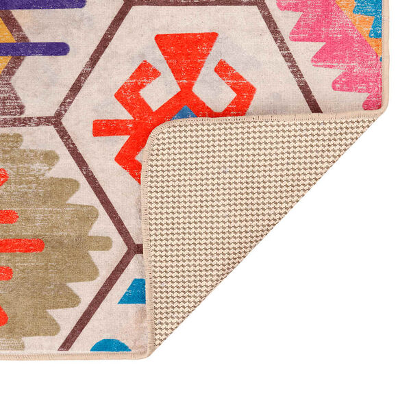 vidaXL paklājs, 80x150 cm, daudzkrāsains, mazgājams