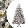 vidaXL Mākslīgā Ziemassvētku eglīte 180 cm 300 LED Silti balts