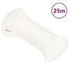 vidaXL laivu virve, balta, 5 mm, 25 m, polipropilēns