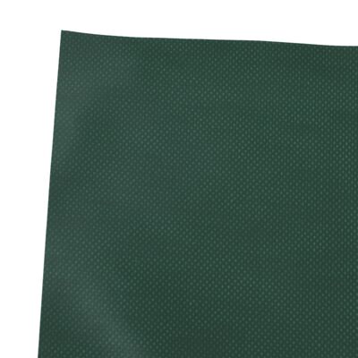 vidaXL brezenta pārklājs, zaļš, 1,5x6 m, 650 g/m²