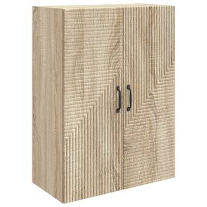 vidaXL Sienā piestiprināms skapis Sonomas ozols 66 x 34,5 x 90 cm