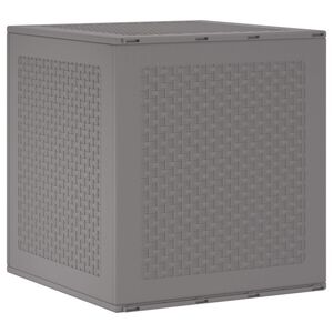 vidaXL Uzglabā&scaron;anas kaste Gai&scaron;i pelēks 55 x 53 x 57 cm Polipropilēns