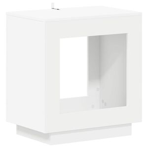 vidaXL Sānu galds Balts 60 x 40 x 65 cm Inženierijas koks